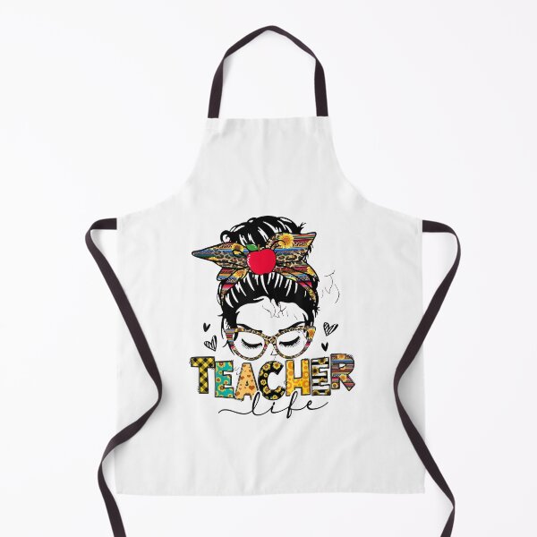 Item preview, Teacher Life Messy Bun Hair Women Teacher's Day designed and sold by ElliottKiti.