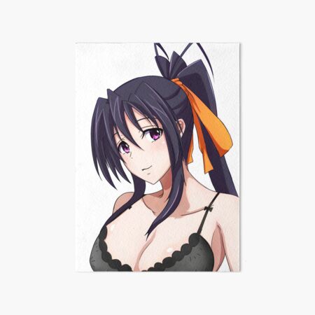 Akeno Himejima High School DxD Anime Girl Drawing Fanart Postcard for Sale  by Spacefoxart