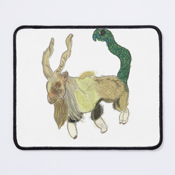Item preview, Goat Chimera Green designed and sold by NatureDesigned.