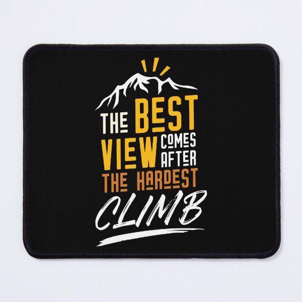 Item preview, Mountains Shirt Best View Comes After Hardest Climb Gift Tee designed and sold by haselshirt.