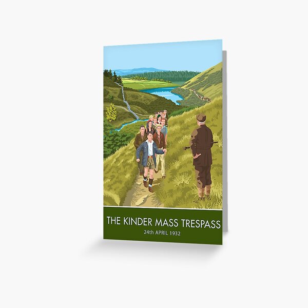 Item preview, The Kinder Mass Trespass designed and sold by smillership.