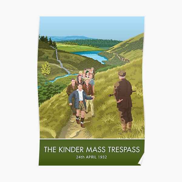 The Kinder Mass Trespass Poster