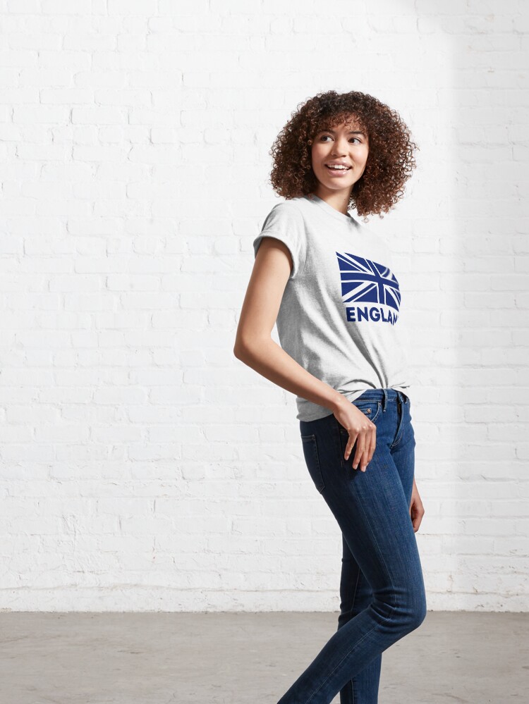 Alternate view of England, Union Jack Flag Classic T-Shirt