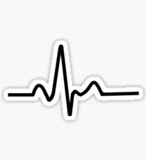 EKG-Verfolgung Sticker