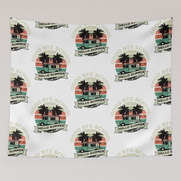 Item preview, Good Bye School Hello Summer, Hello Summer, Good Bye School Hello Pool, Bye Bye School designed and sold by WendaxStreet.