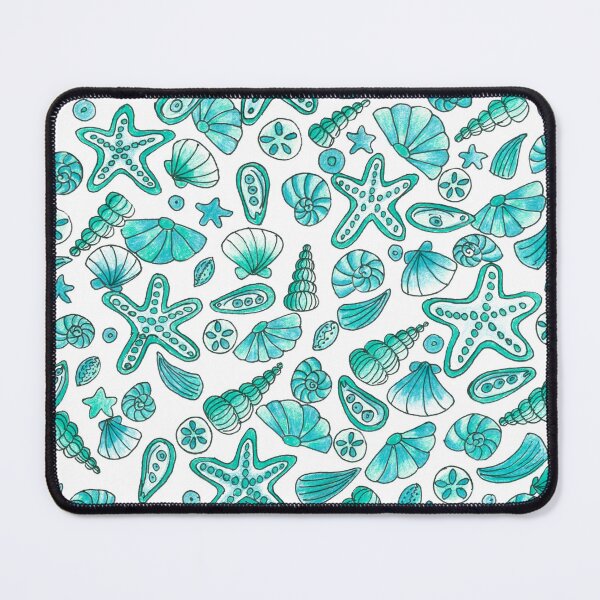 Item preview, Turquoise seashells designed and sold by Home Cyn Home.