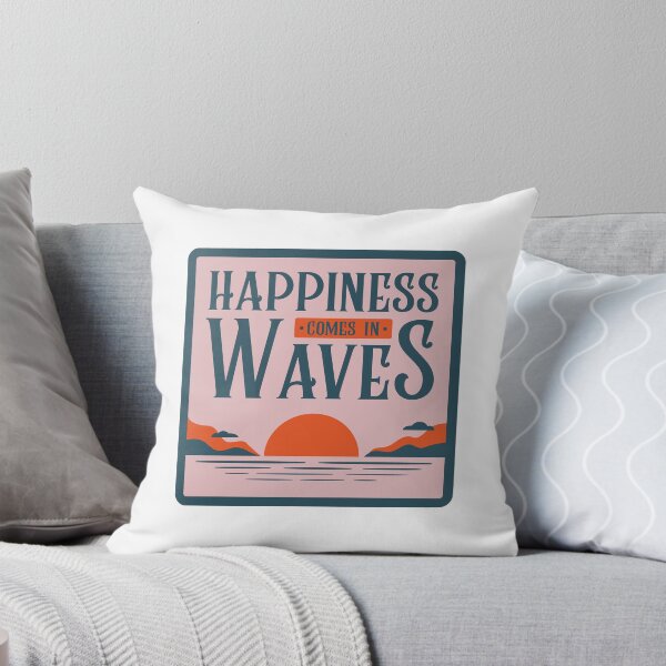 Item preview, Happiness comes in waves Summer apparel designed and sold by WendaxStreet.