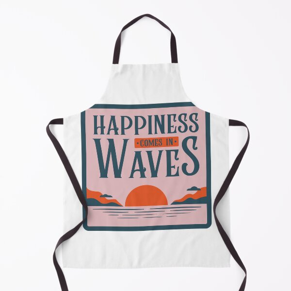 Item preview, Happiness comes in waves Summer apparel designed and sold by WendaxStreet.