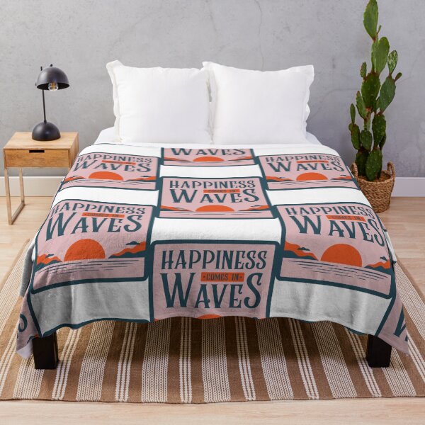 Item preview, Happiness comes in waves Summer apparel designed and sold by WendaxStreet.