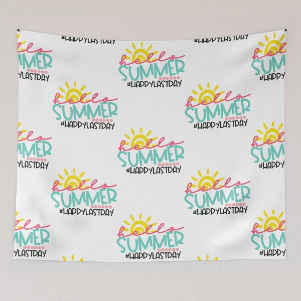 Item preview, Happy Last Day of School Teacher Student Hello Summer Sticker designed and sold by WendaxStreet.