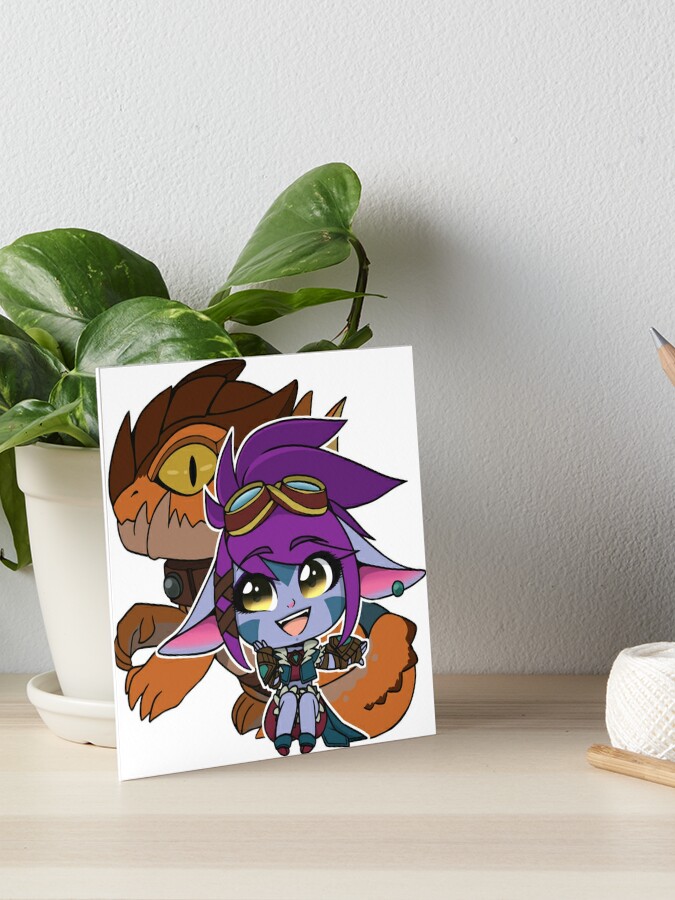 Impression Rigide League Of Legends Dragon Trainer Tristana Par Linamomokoart Redbubble