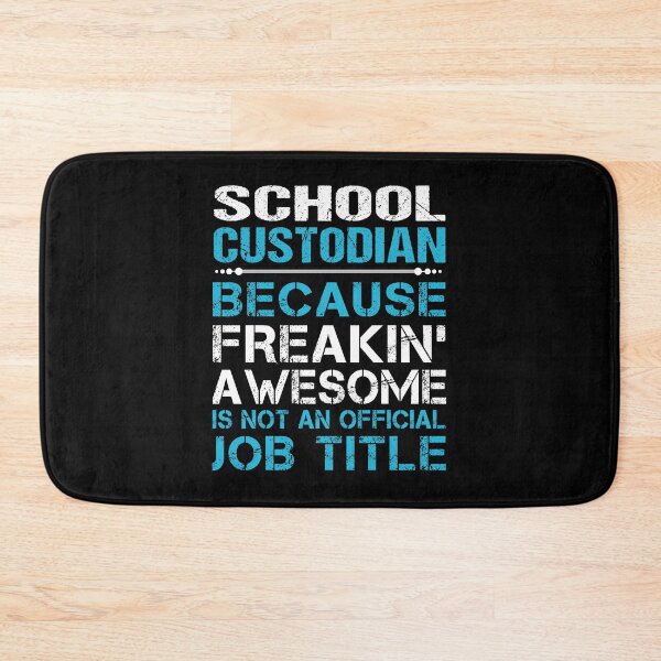 Item preview, School Custodian T Shirt - Freaking Awesome Gift Item Tee designed and sold by watkinsmat.
