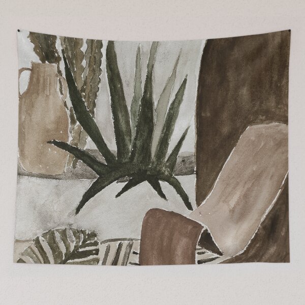 Item preview, hand painted  Cactus yard 2 designed and sold by quinnstyle.