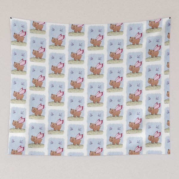 Item preview, Dragonflies and Piggy designed and sold by piggiesnstuff.