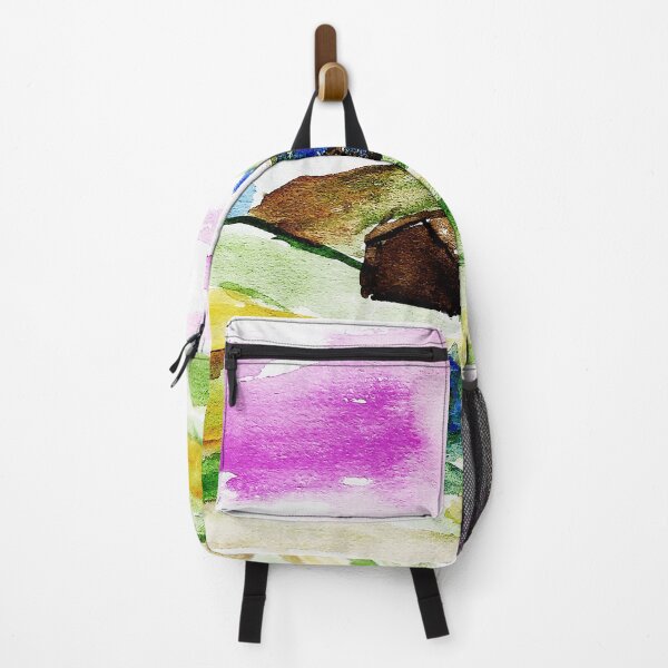 Item preview, hand painted watercolor hillside  designed and sold by quinnstyle.