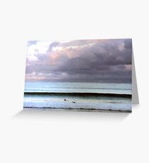 Two Surfers, Lorne Greeting Card