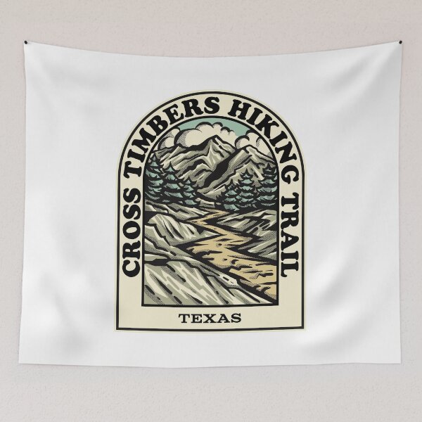 Item preview, Cross Timbers Hiking Trail Texas hiking backpacking trail designed and sold by HalpinDesign.