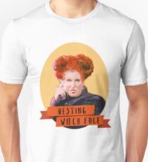 Resting Witch Face -winifred Sanderson Hocus Pocus Unisex T-Shirt