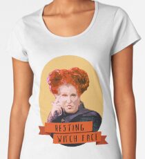 Resting Witch Face -winifred Sanderson Hocus Pocus Women's Premium T-Shirt