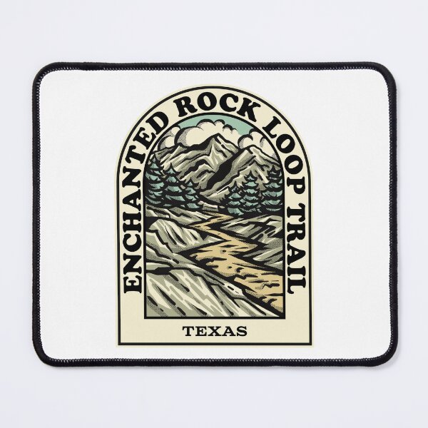Artikelvorschau, Enchanted Rock Loop Trail Texas Wandern Rucksackwanderweg entworfen und verkauft von HalpinDesign.