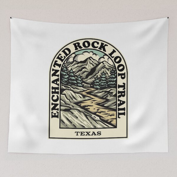Item preview, Enchanted Rock Loop Trail Texas hiking backpacking trail designed and sold by HalpinDesign.
