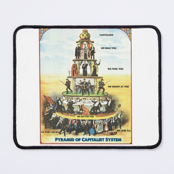 Item preview, Pyramid of capitalist system print | Pyramid of Capitalist System designed and sold by TeeARTHY.