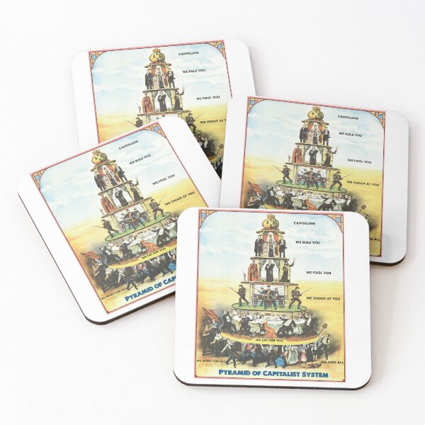 Item preview, Pyramid of capitalist system print | Pyramid of Capitalist System designed and sold by TeeARTHY.