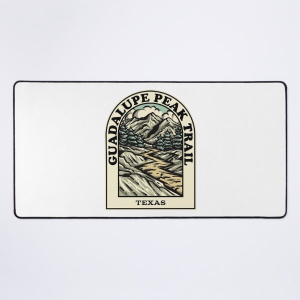 Item preview, Guadalupe Peak Trail Texas hiking backpacking trail designed and sold by HalpinDesign.