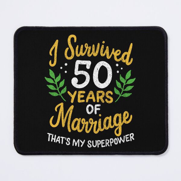 Item preview, 50th Wedding Anniversary Survived 50 Years Of Marriage designed and sold by haselshirt.