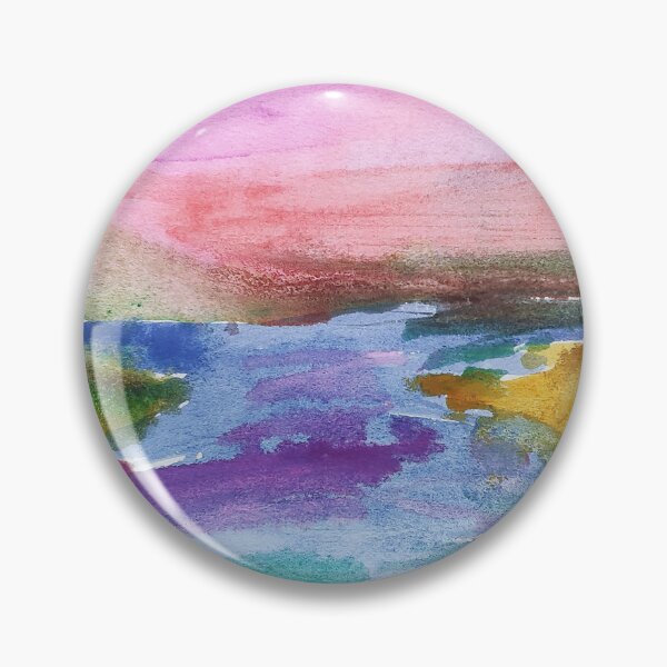 Item preview, hand painted watercolor country river  designed and sold by quinnstyle.