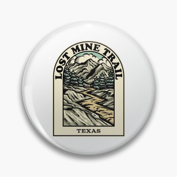Item preview, Lost Mine Trail Texas hiking backpacking trail designed and sold by HalpinDesign.