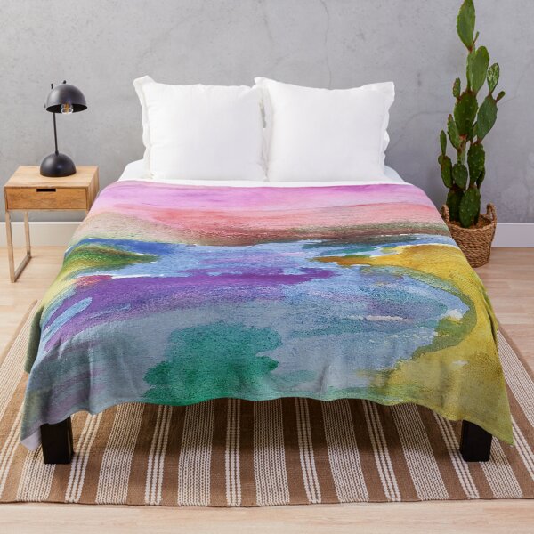 Item preview, hand painted watercolor country river  designed and sold by quinnstyle.
