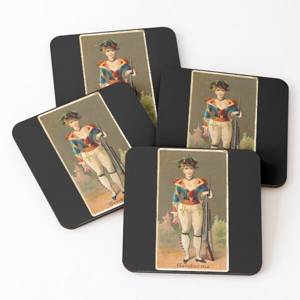Dessous De Verre Sur Le Theme Gendarme Redbubble