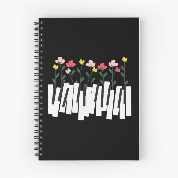 Item preview, Floral Piano Keys For Piano PLayers And Music Lovers As A Floral Gift designed and sold by Funwithmusic.
