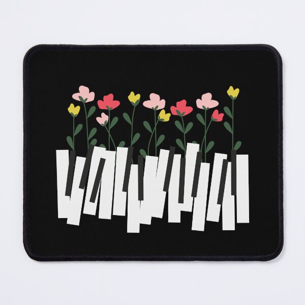 Item preview, Floral Piano Keys For Piano PLayers And Music Lovers As A Floral Gift designed and sold by Funwithmusic.