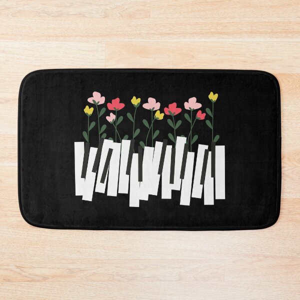 Item preview, Floral Piano Keys For Piano PLayers And Music Lovers As A Floral Gift designed and sold by Funwithmusic.
