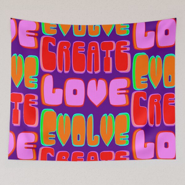 Item preview, Create Love Evolve novelty t-shirt and cool products designed and sold by Scott C. L. Hollingsworth.