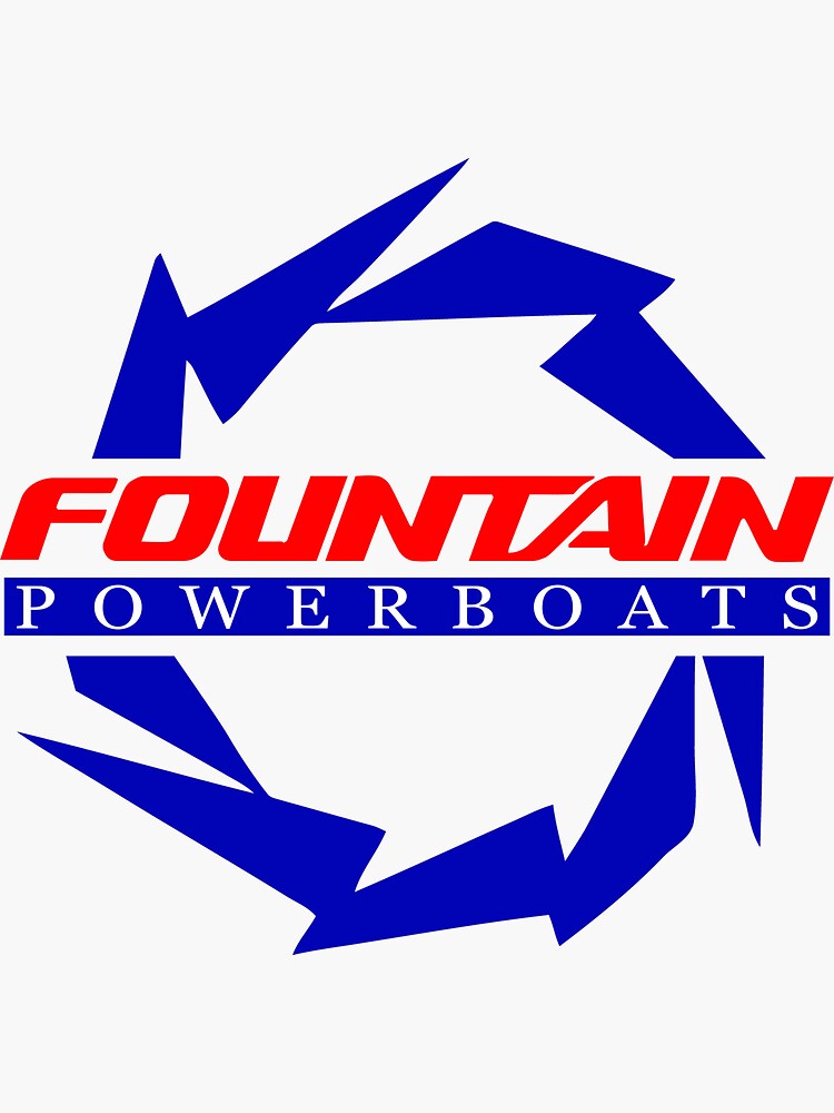 “Fountain Powerboats Boats” Sticker for Sale by FaadalShop | Redbubble