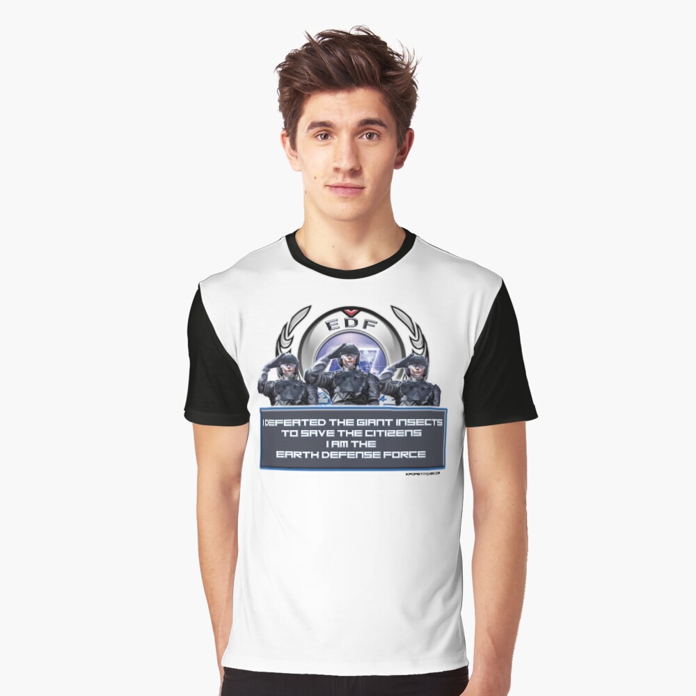 Earth Defense Force I am the Earth Defense Force EDF Classic T-Shirt