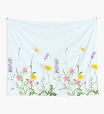 Pastel cyan - wildflower dreams Tapestry
