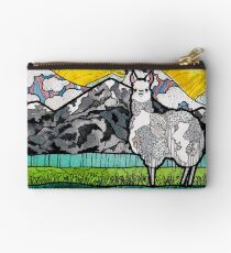 Llama and Andes Studio Pouch