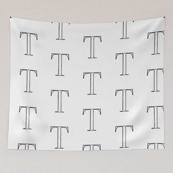 Item preview, Dotart/Dotwork illustration of Letter T designed and sold by MagnetitaBySil.