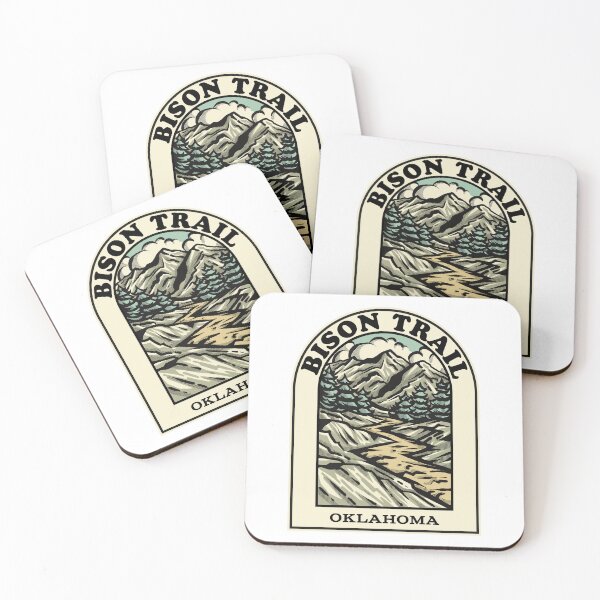 Artikelvorschau, Bison Trail Oklahoma hiking backpacking trail entworfen und verkauft von HalpinDesign.