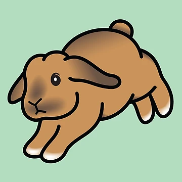 Artwork thumbnail, Binky Rabbit by polymolystudio