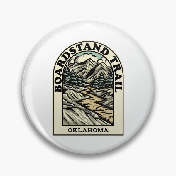 Artikelvorschau, Boardstand Trail Oklahoma hiking backpacking trail entworfen und verkauft von HalpinDesign.