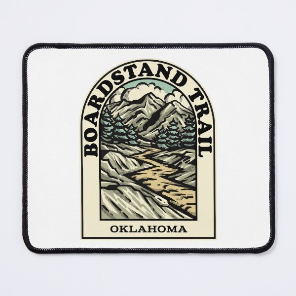 Item preview, Boardstand Trail Oklahoma hiking backpacking trail designed and sold by HalpinDesign.