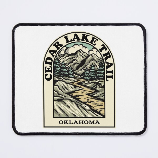 Item preview, Cedar Lake Trail Oklahoma hiking backpacking trail designed and sold by HalpinDesign.