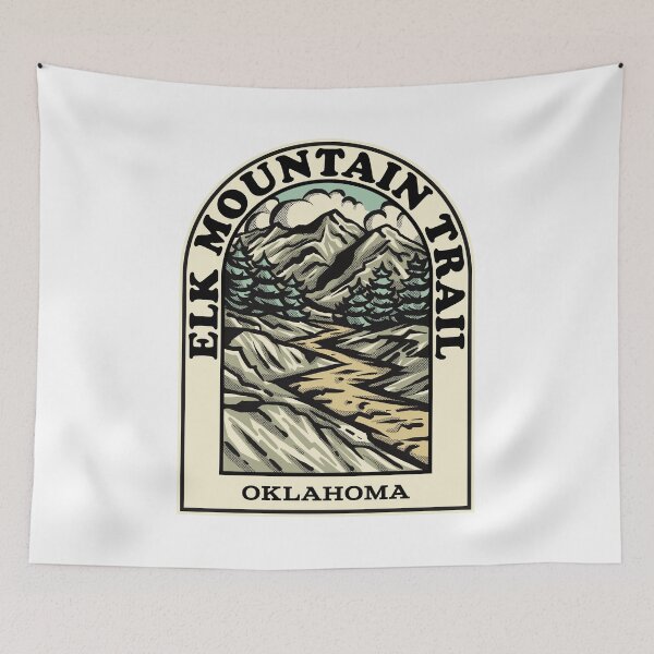 Item preview, Elk Mountain Trail Oklahoma hiking backpacking trail designed and sold by HalpinDesign.