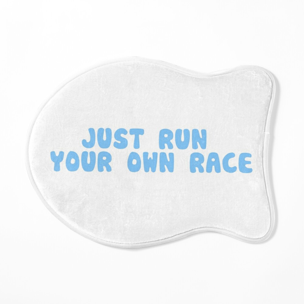 Run the Race off-white tote bag