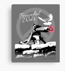 Peaceful War Canvas Print